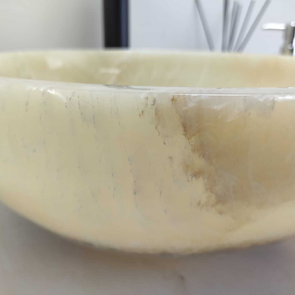 Раковина из оникса Bowl Yellow TinLip BO-60580 1,9 40*40*15
