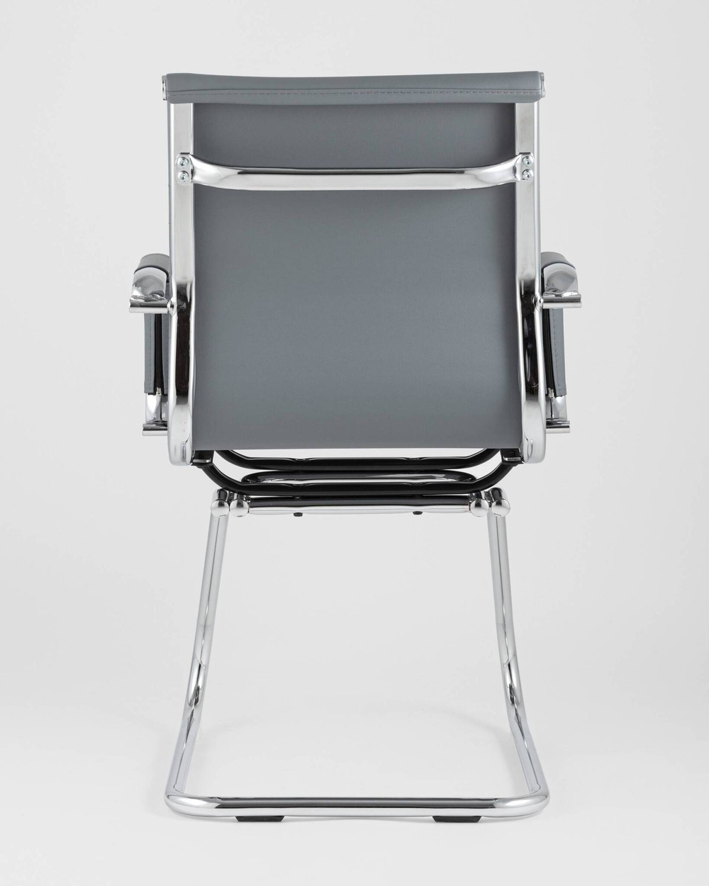 Кресло для посетителей TopChairs Visit серое 2 шт.