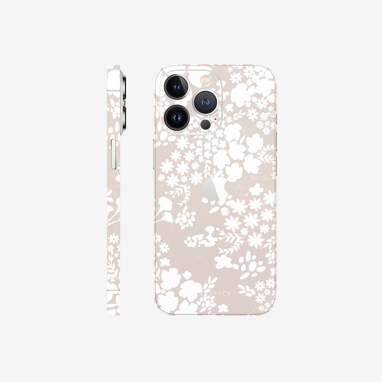 Виниловая наклейка FLORAL CREAM для iPhone