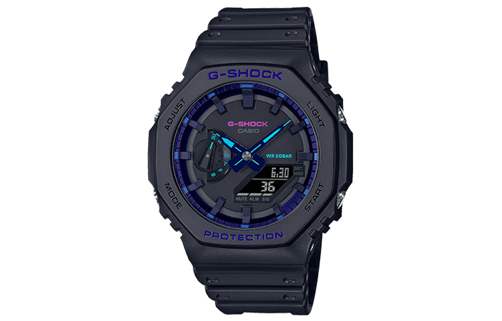 Casio G SHOCK Virtual Blue GA 2100VB 1A