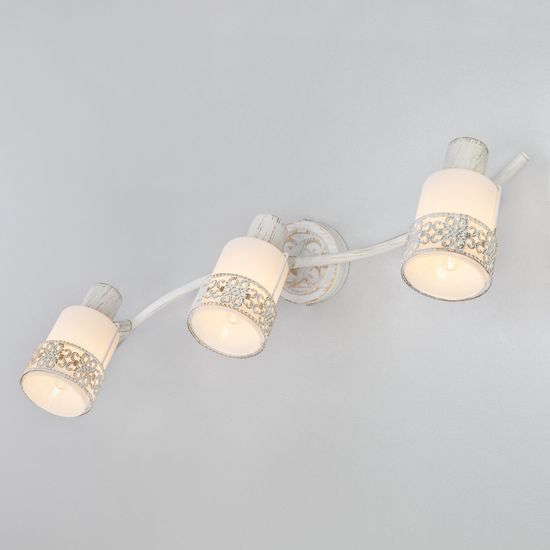 20025/3 / настенный светильник /   белый с золотом