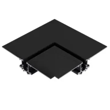 Соединитель угловой встраиваемый 506237 чёрный Linea Lightstar