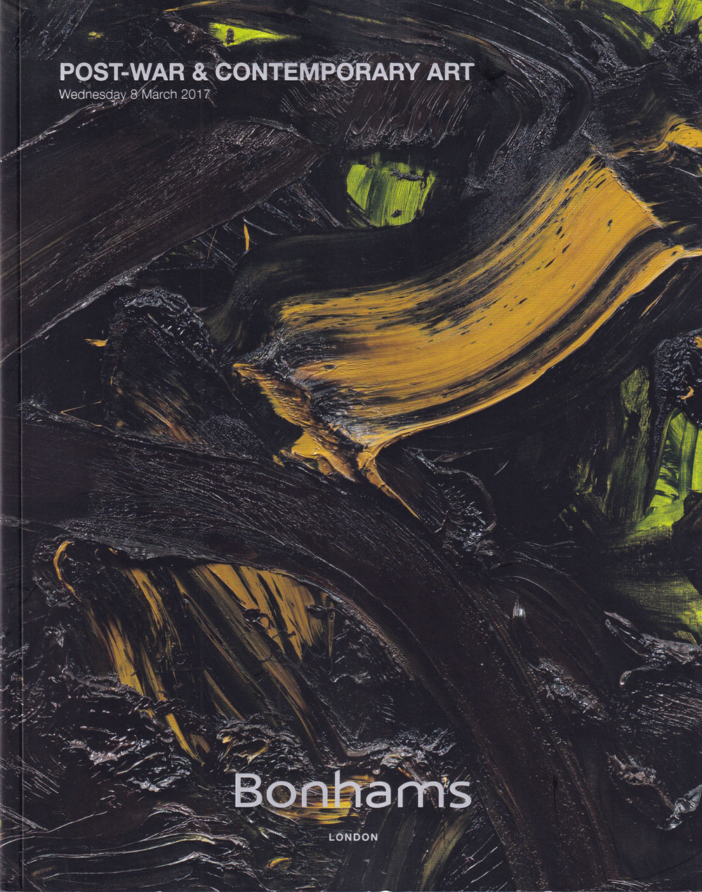 Каталог аукциона Bonhams в 2 томах, Лондон, Послевоенное и современное искусство от 8 марта 2017 года