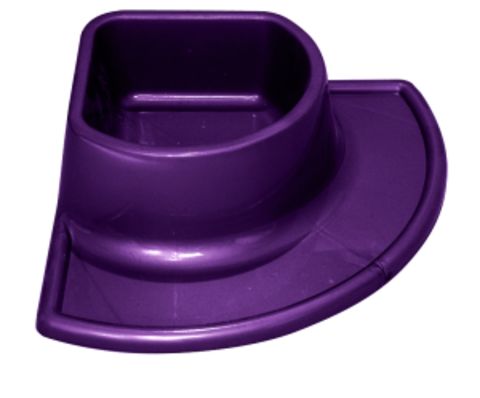 Зооник миска пластмассовая угловая 0,5л