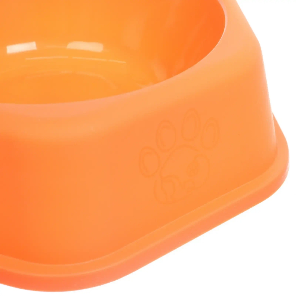 Миска пластиковая «МУРОЧКИН», цвет кораловый, 19,5*6см 450мл