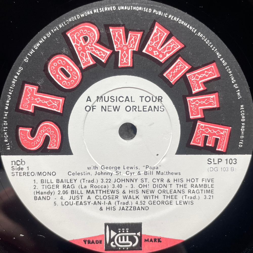George Lewis – A Musical Tour Of New Orleans (Англия)