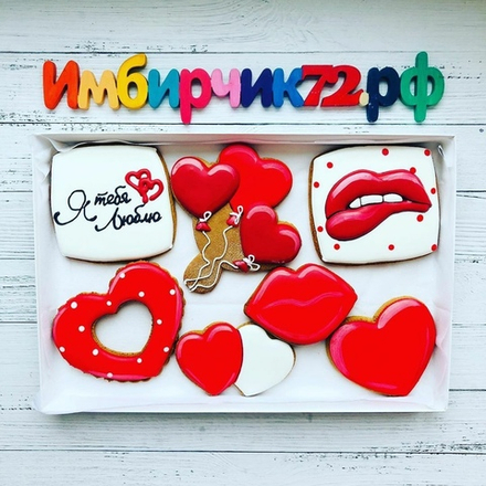 Имбирные пряники Любовь