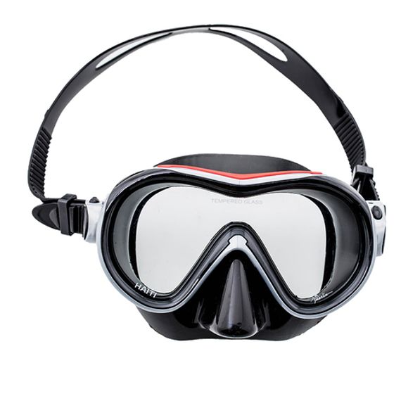 Маска Marlin Haiti Black/Silver/Red