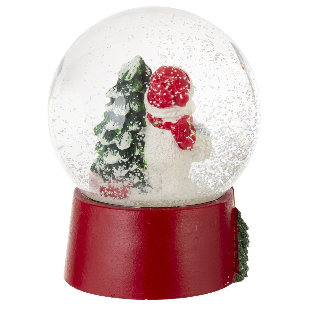 GAEM Фигурка декоративная "Дед Мороз/Снеговик/Медвежонок" в стекл шаре, L9 W8 H10 см, 3в.