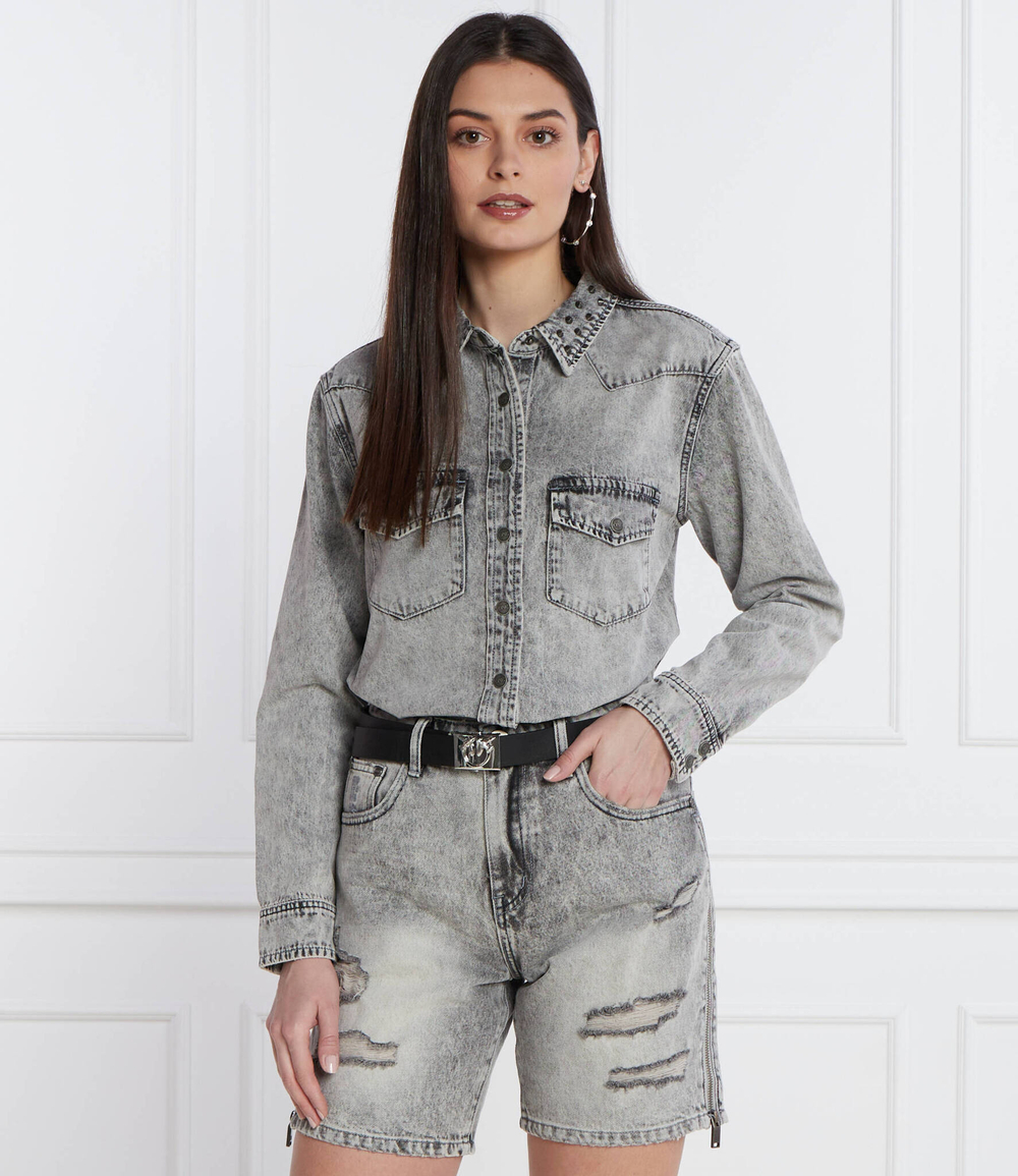 Рубашка One Teaspoon - серый(26100)