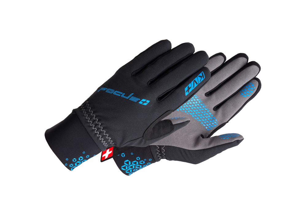 Перчатки KV+ FOCUS cross country gloves blue\black, 21G07.2