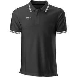 Мужское теннисное поло Wilson Team II Cotton Polo Men - black