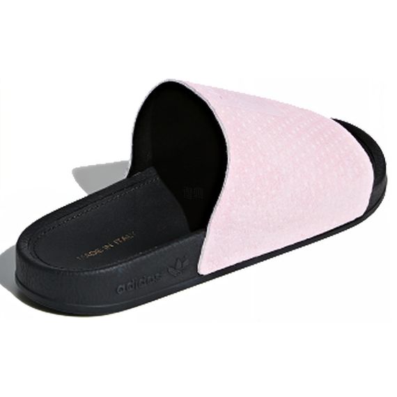 Adidas Originals Adilette Luxe 'Pink Black'