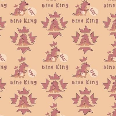 Дино (красно-коричневый на телесном)