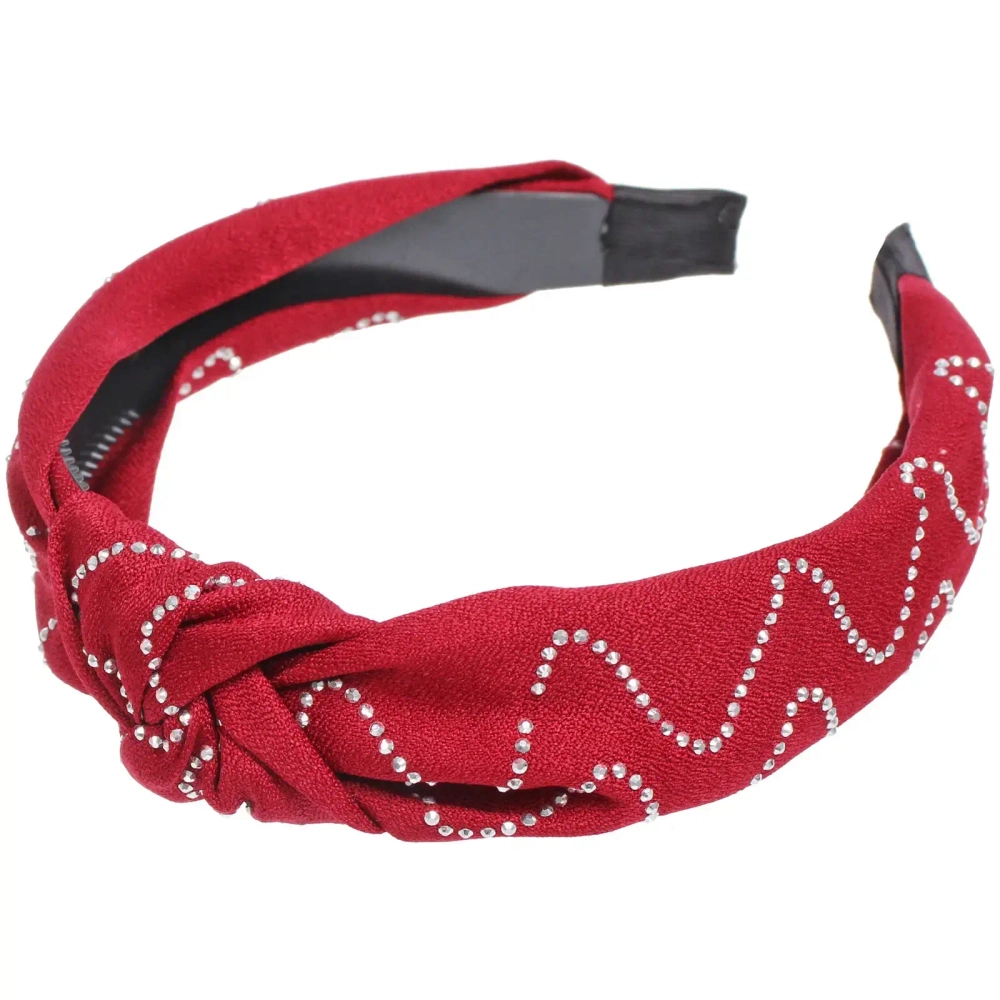 Ободок для волос «ЛАФАНТАЛЬ», эйфория, стразы, ширина 2.8см, микс 6 цветов (стикер на внутр. часть)