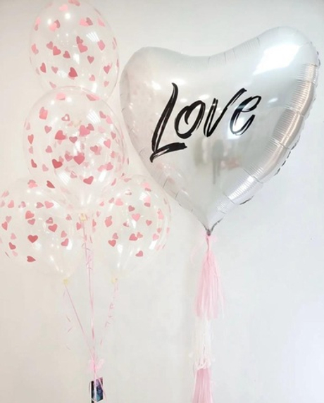 Воздушные шары сердце Love №572