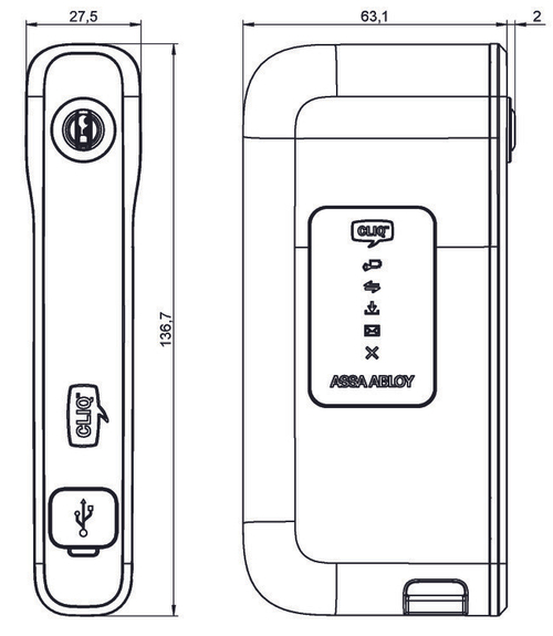 Мобильный программатор CLIQ Go NR05