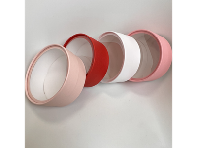 Коробки-шайбы с прозрачной крышкой, размер M