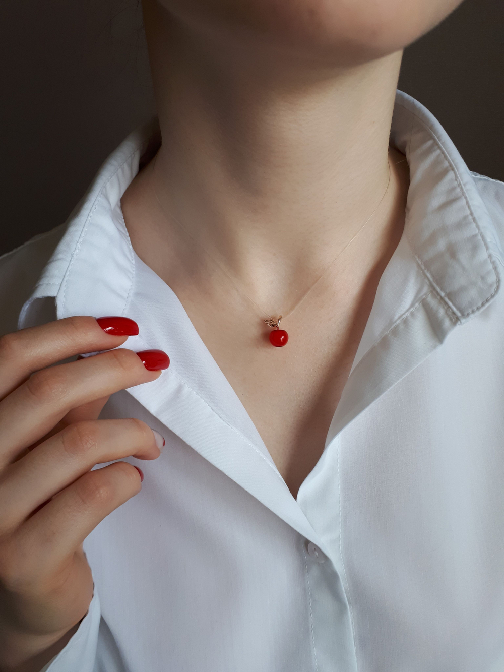 Ефимов Золотая подвеска "Наливное яблочко" 585 пробы с цельным натуральным янтарем