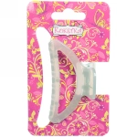 Заколка-краб для волос на блистере «Глянец-Трапеция», микс 6 цветов, 6см