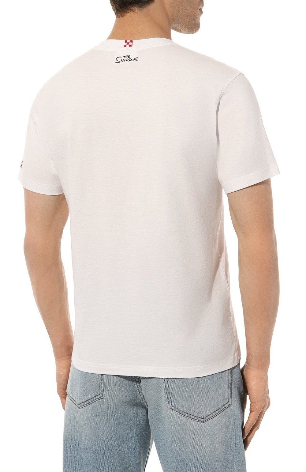 Футболка MC Saint Barth TSHIRT BART белый снимает шорты