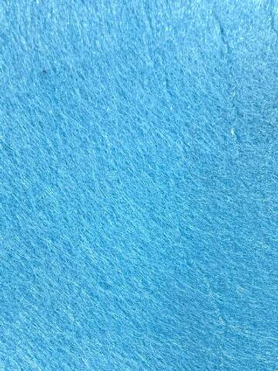 Фетр средней жесткости 2 мм, ш. 1 м, 215,4 гр/м2, голубой