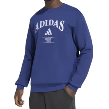 Мужская теннисная кофта Adidas Heritage Tennis Graphic Pullover - dark blue/white