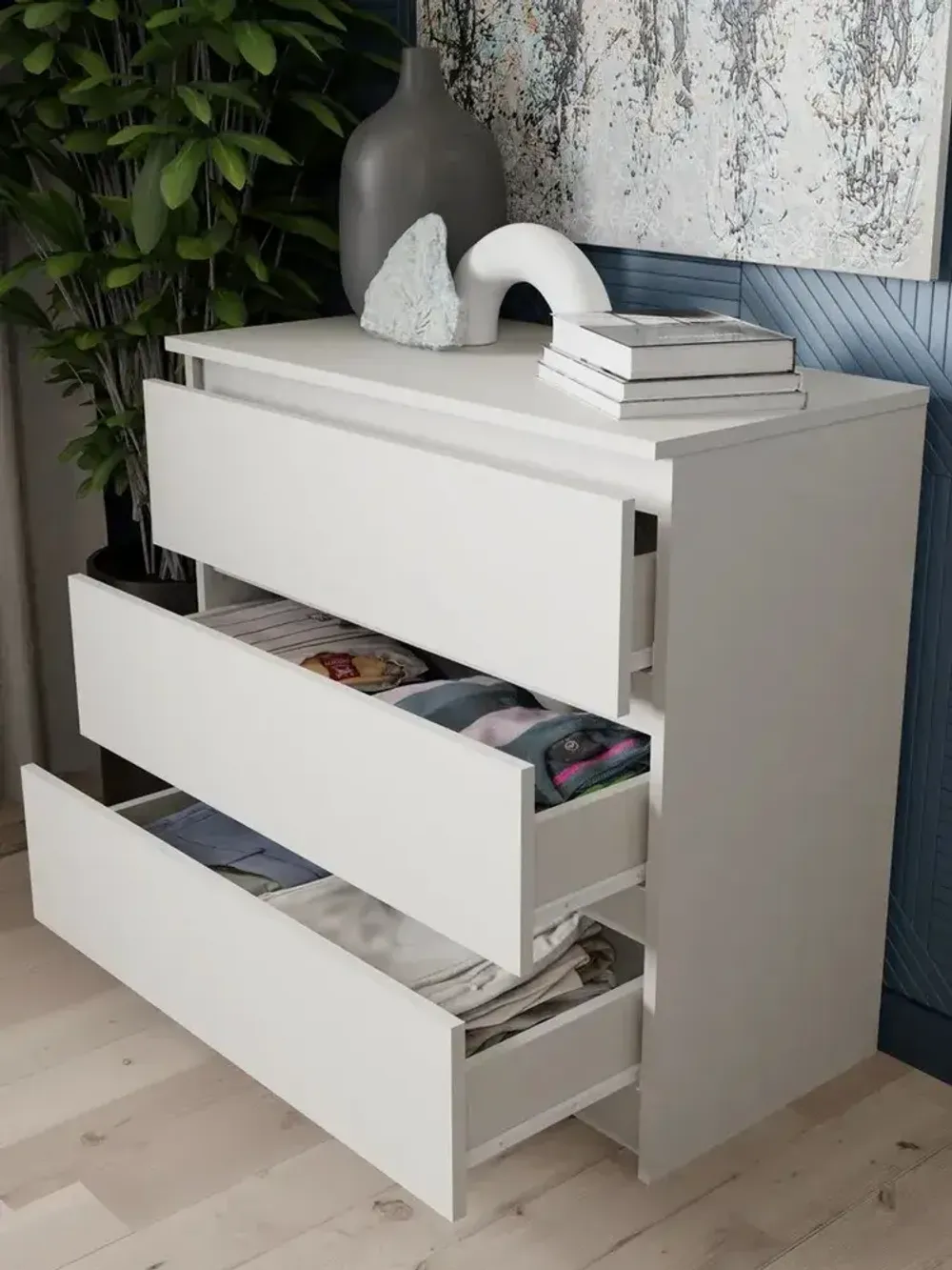 "МС Мори" Комод МК 800.1 (Сатин), ДСВ-Мебель, г. Пенза