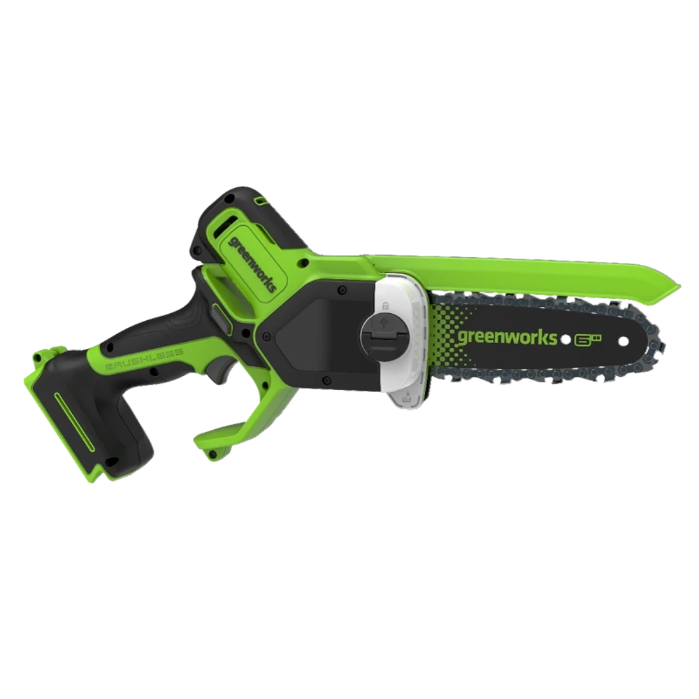 Аккумуляторная цепная пила Greenworks GD24CS15K4 (1 x 4 Ач, ЗУ) 2010107UB