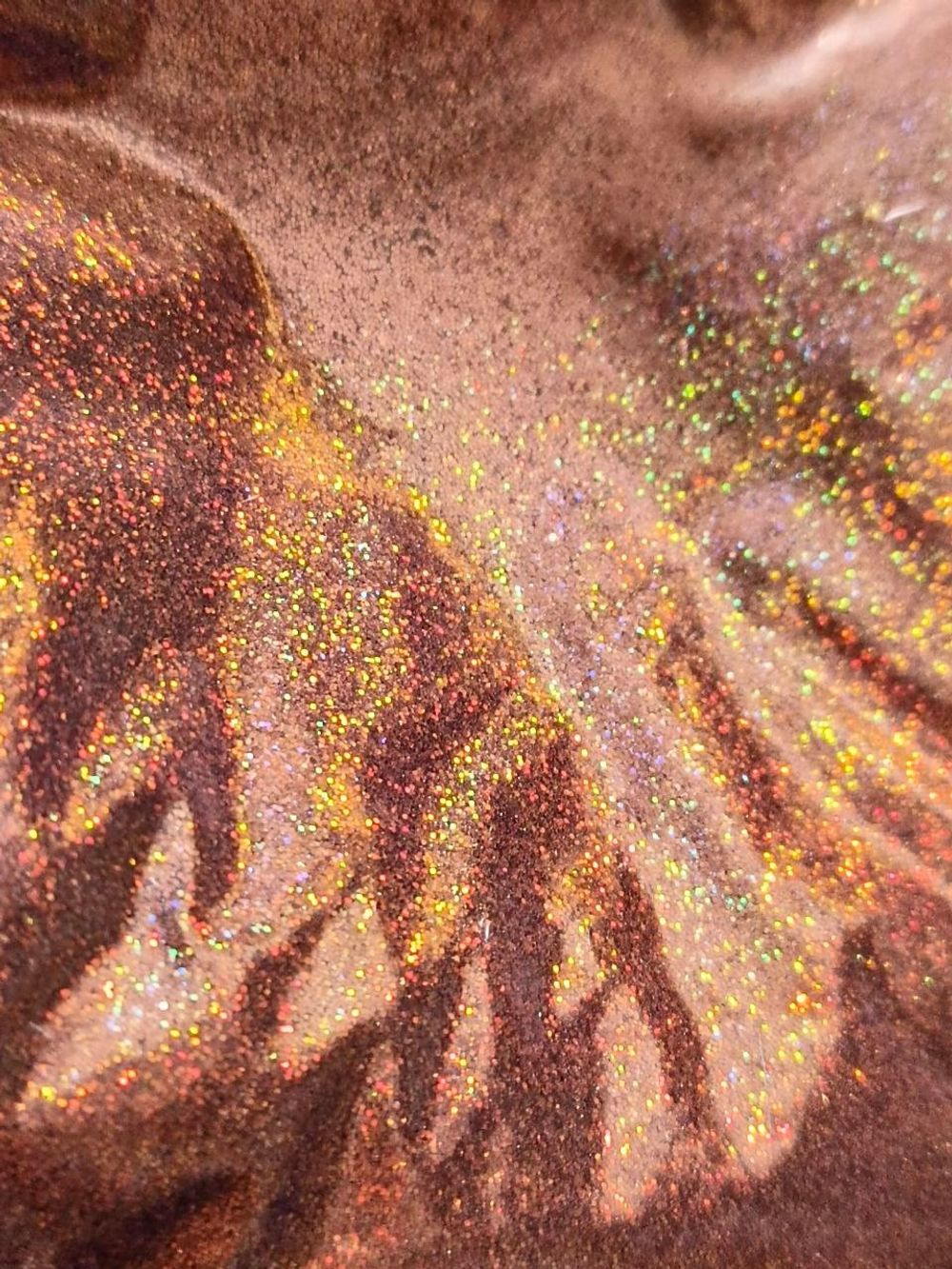 Блёстки Глиттеры 811-02мм - Красно-коричневый голографик - универсальные