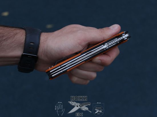 Складной нож НОКС "Фантом" 338-108406 c клинком из стали D2, рукоять G10