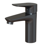 Смеситель для раковины 35k MIXLINE ML14-04GR б/отв п/гайку ГРАФИТ(без подводки)