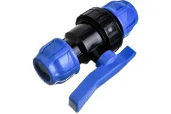 Кран шаровый TEBO обжим 25 для ПНД 33887