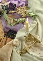 Штанга Шато ручная ковка сплошная литая d20 мм, цвет ваниль медь (вес 2,4 кг/пог/м)