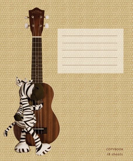 Тетрадь в клетку "Зебра", 18 листов