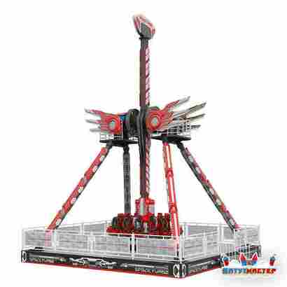 Аттракцион тарелка «Галактический Рейдер», 23 места, 18×14×18 м