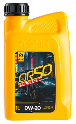 Моторное масло "Orso Supreme 0W-20"
