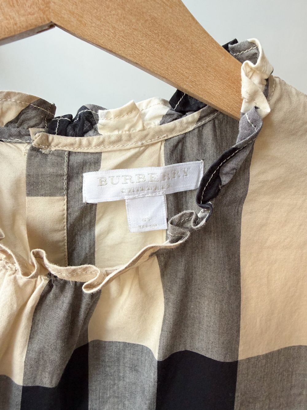 Хлопковая блузка Burberry, 116