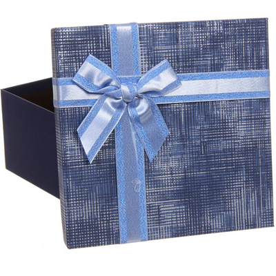 Коробка подарочная «С любовью» 19,5*19,5*9,5 см, синий