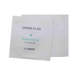 The Saem Derma Plan Peeling Toner Pad отшелушивающие пилинг-диски