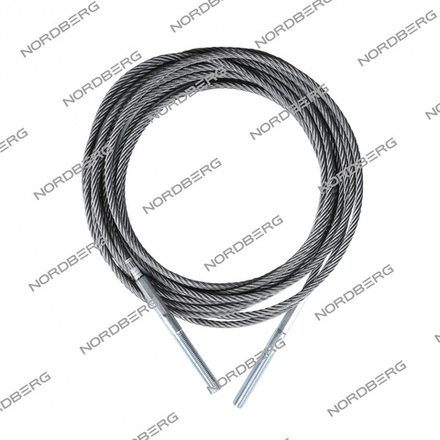 Трос для подъемника 4450 со шпилькой (1 шт) 13 235 мм NORDBERG 02-00009833