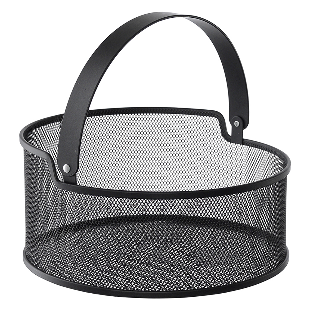 Корзина для хранения ferrant, D25х12,5 см, черная