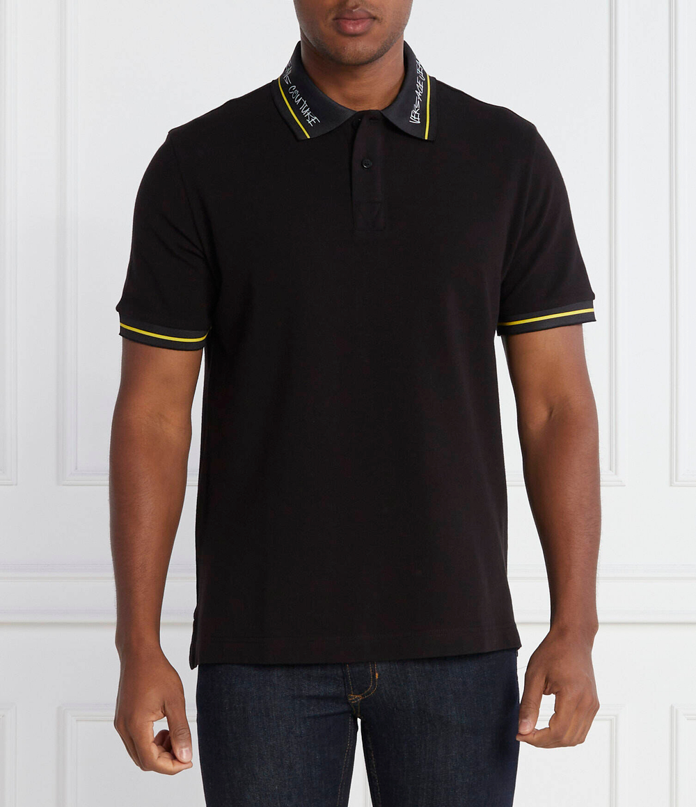 Поло Versace Jeans Couture - черный(75GAGT13CJ01T)