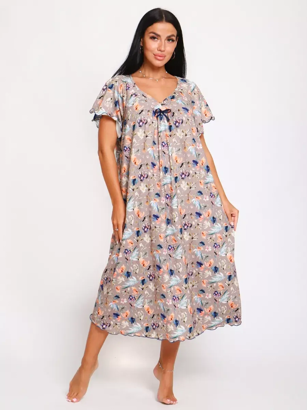 Ночная сорочка из вискозы