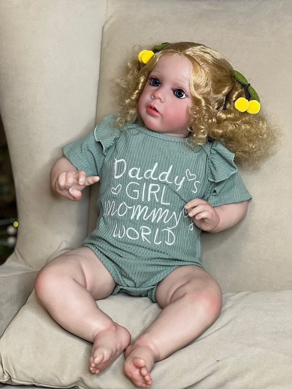 Кукла Реборн мягконабивная 60см в пакете (FA-591)