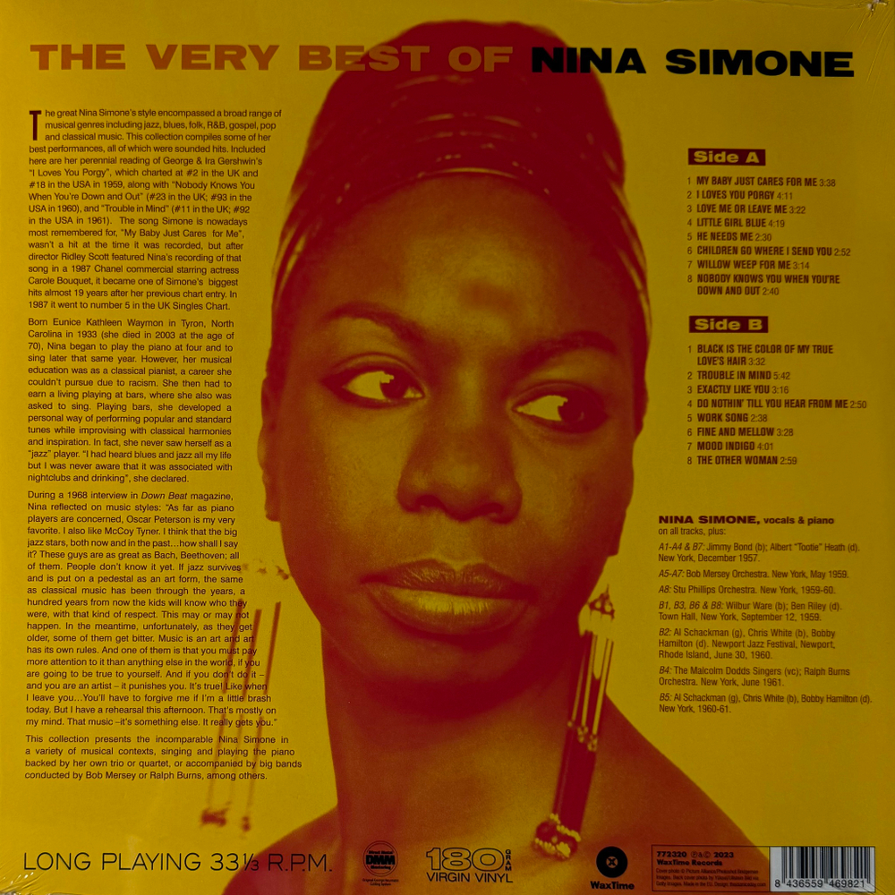 Виниловая пластинка Nina Simone - The Very Best Of Nina Simone LP