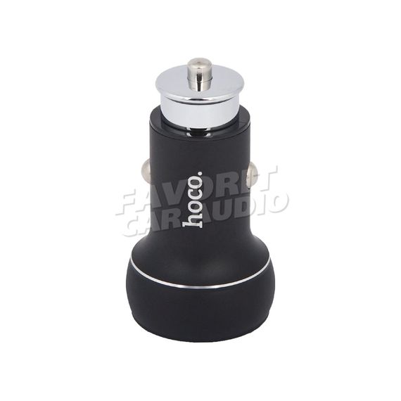 АЗУ 2USB HOCO Z22 3100mA пластик с дисплеем чёрный