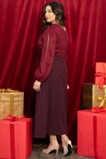 Платье Иллюзия (винный) П14435-13М LT Collection