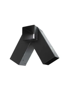 Кронштейн-коннектор тройной для качелей угол 60 градусов проходной под брус 100х100 мм, 2 шт