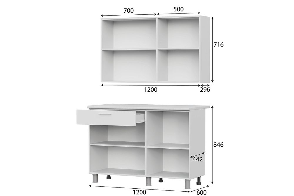 Кухонный гарнитур КГ-4 (1200)